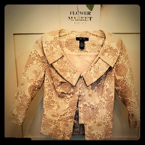 Vintage embroidered retro style jac